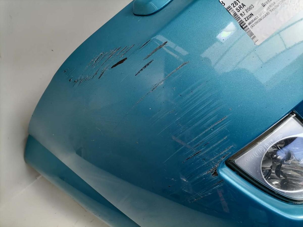 Opel Meriva A original Stoßstange Stossfänger vorn Z20N Breezeblau Bj.2003